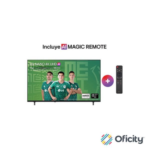Television 75 pulgadas LG NANO 4K UHD AI NU851 SMART TV webOS 2026