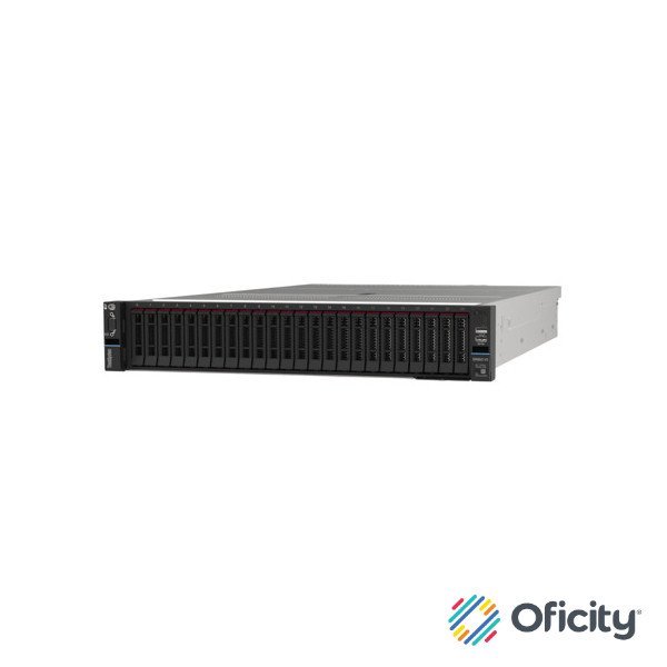 Servidor Lenovo SR650 V4 1xIntel Xeon 6505P 12C 2.2GHz 150W 1x32GB 2Rx8 1x480GBSSD RAID 940-8i4GB PCIe Gen4 12Gb2x1300W