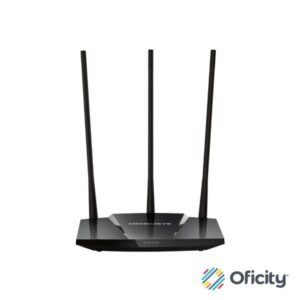 Router Mercusys by TP-Link N300 High Power Wi-Fi 300 Mbps at 2 4 GHz 3× Fixed 7 dBi High Gain External Antennas