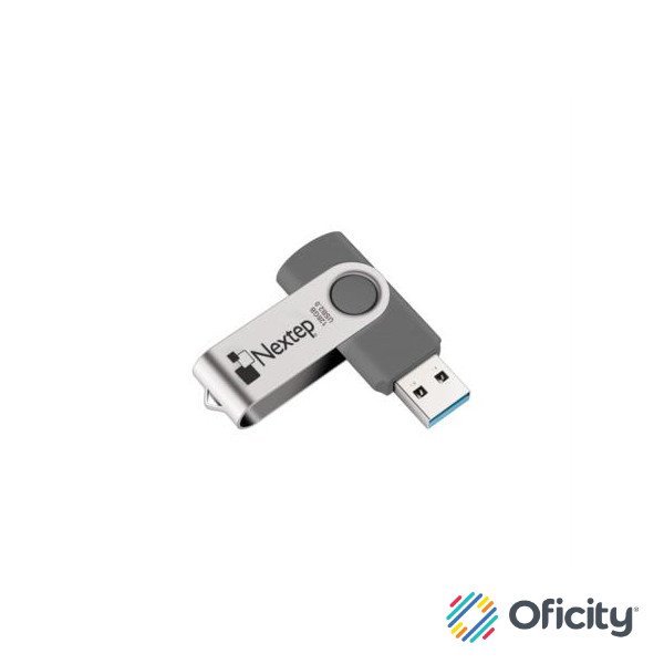 Memoria USB 2.0 Nextep Twist 128GB Gris