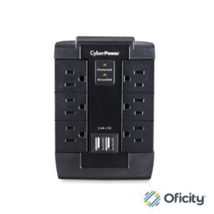 Supresor de Picos Cyberpower 1200J/125V/2.4 Amp (6)