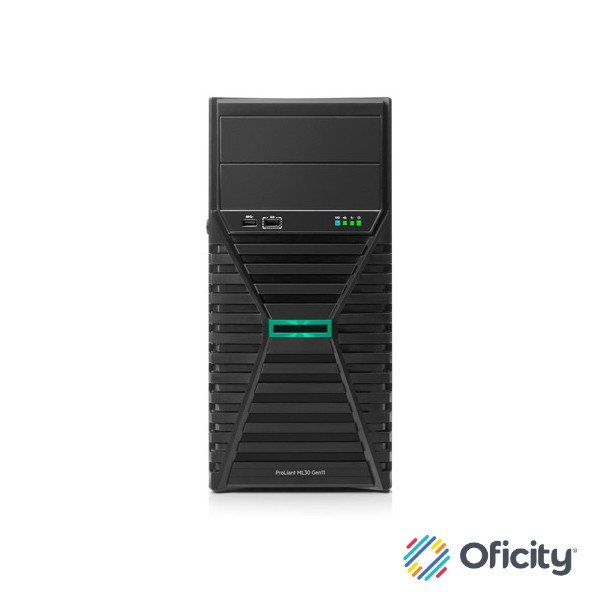 Servidor HPE ProLiant ML30 Gen11 6325P 3.5GHz 4c 1P 1x32GB-U 8SFF 2x480GB SSD 1x350W PS LA Server