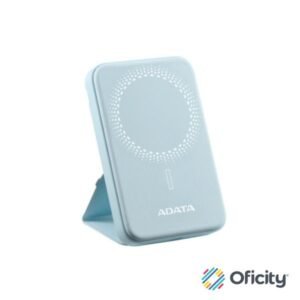 Power Bank Adata Inalámbrico 5000MAH de Carga Rápida QC PD de 20 W Magnético Color Azul