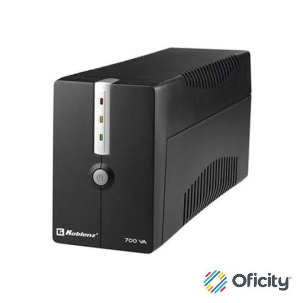 Regulador Koblenz 7016 NoBreak USB/R 700VA/360W Respaldo 25 Minutos 6 Contactos Garantía 3 Años