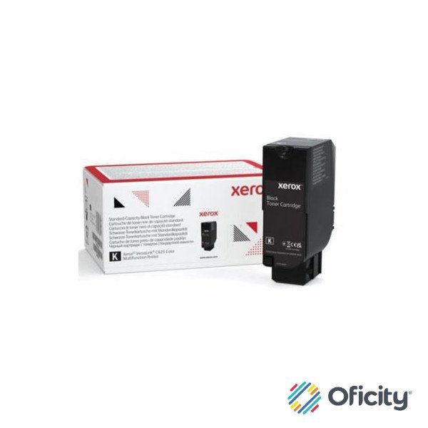 Cartucho Xerox de toner negro de capacidad estandar para equipo C625