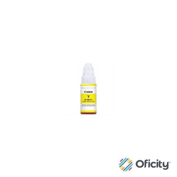 TINTA CANON GI-190 G1110/G2110/G3110/G4110 AMARILLO TINTA CONTINUA
