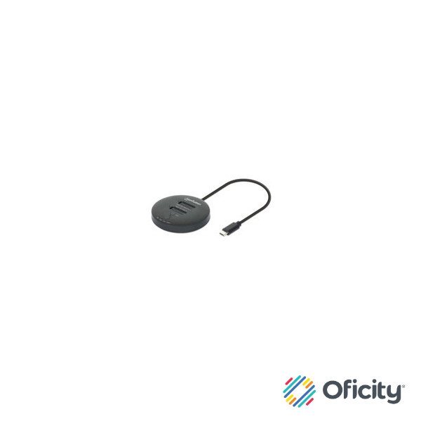 Gabinete QuickDock Manhattan USB-C 2ptos SSD M.2 NVMe