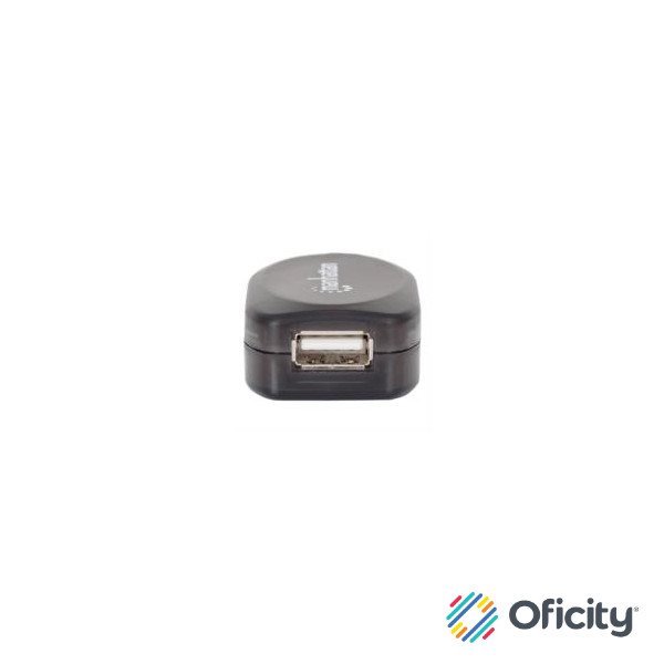 Cable Manhattan USB 2.0 Alta Velocidad Extensión Activa 20m Color Negro