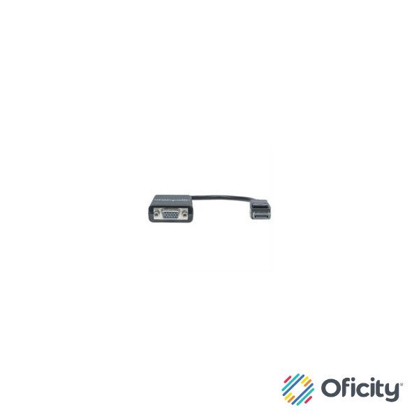 Adaptador Manhattan DisplayPort M a VGA H 15cm Activo Color Negro