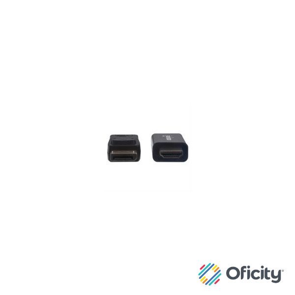 Cable Manhattan DisplayPort/HDMI M-M 1080p1m Color Negro