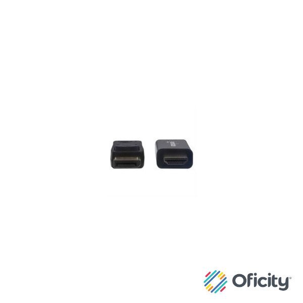 Cable Manhattan Displayport-M a HDMI-M 4K 1.8m Color Negro