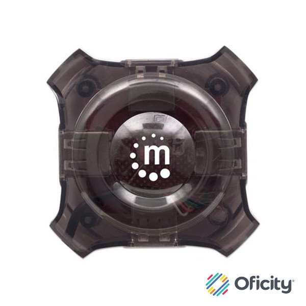 Mini Hub Manhattan Económico USB 4 Puertos Color Negro