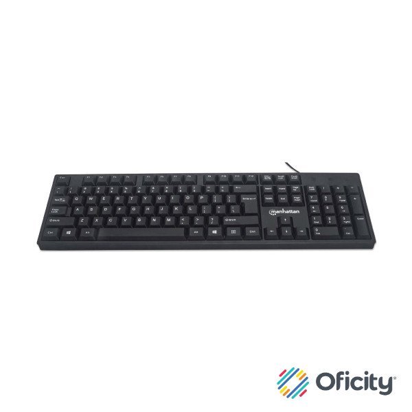 Teclado MANHATTAN MX USB Cableado