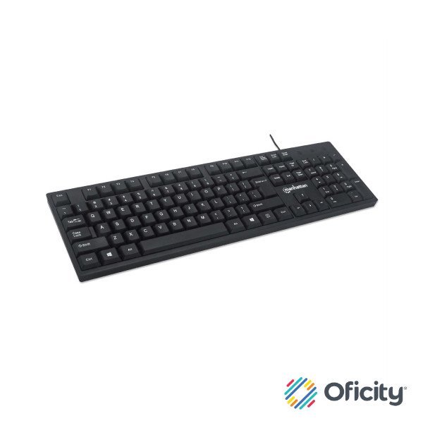 Teclado MANHATTAN MX USB Cableado