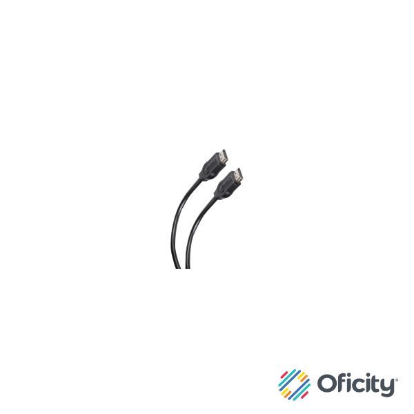 Cable HDMI Steren Conectores Niquelados Alta Velocidad 90cm Color Negro