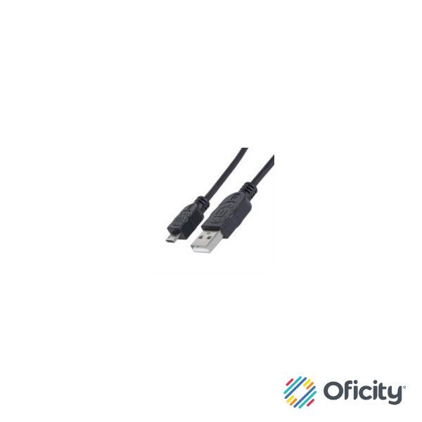 Cable Manhattan USB Micro-B Alta Velocidad PVC 1.8m Color Negro