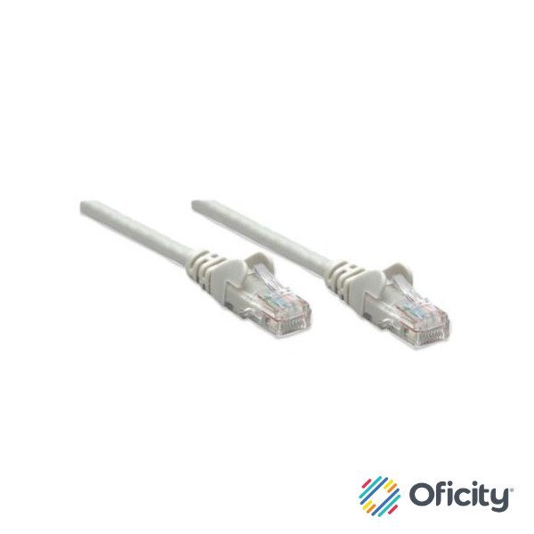 Cable Intellinet Red Cat5e UTP RJ45 M-M 7.5m Color Gris