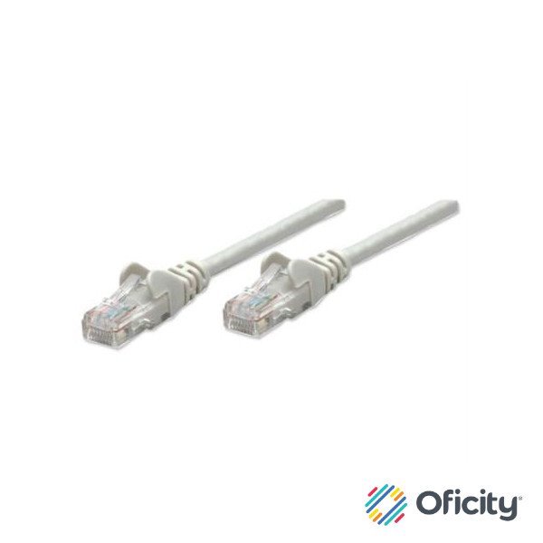 Cable Intellinet Red Cat5e UTP RJ45 M-M 7.5m Color Gris