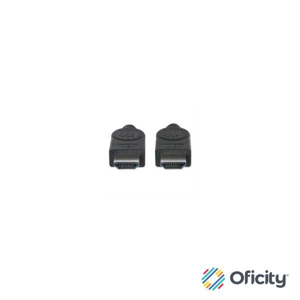 Cable Manhattan HDMI 1.3 M-M Alta Velocidad Blindado 10m Color Negro