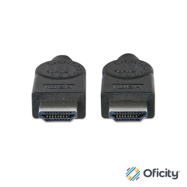 Cable Manhattan HDMI 1.3 M-M Alta Velocidad Blindado 10m Color Negro