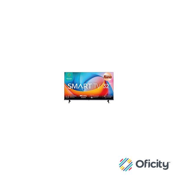 Televisor Hisense 32" A4KV Smart TV HD Resolución 1366x768 WiFi/HDMI/USB Full Array