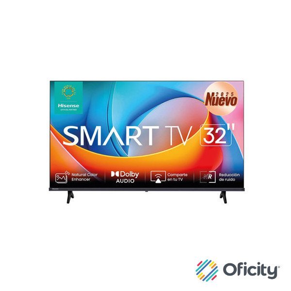 Televisor Hisense 32" A4KV Smart TV HD Resolución 1366x768 WiFi/HDMI/USB Full Array
