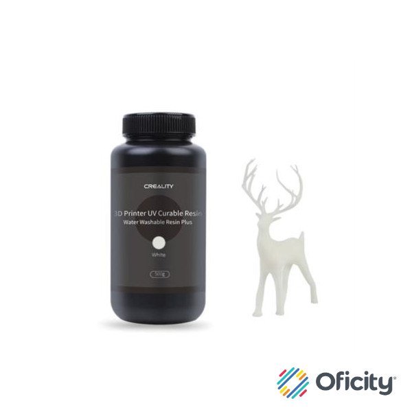 Resina Creality Lavable Plus 500g Color Blanco