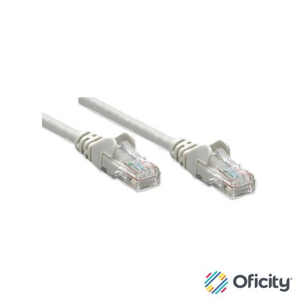 Cable Patch Intellinet 3.0m(10.0F) Cat 6 UTP Color Gris