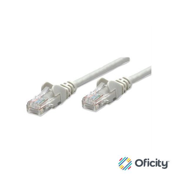 Cable Patch Intellinet 3.0m(10.0F) Cat 6 UTP Color Gris