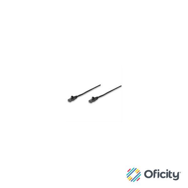 Cable Red Intellinet CAT 6 UTP 2m Color Negro