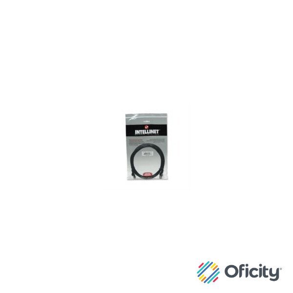 Cable Red Intellinet CAT 6 UTP 2m Color Negro