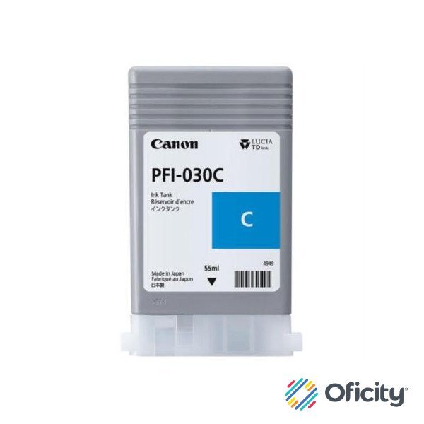 Tinta Canon PFI-030 Color Cian para Series TA