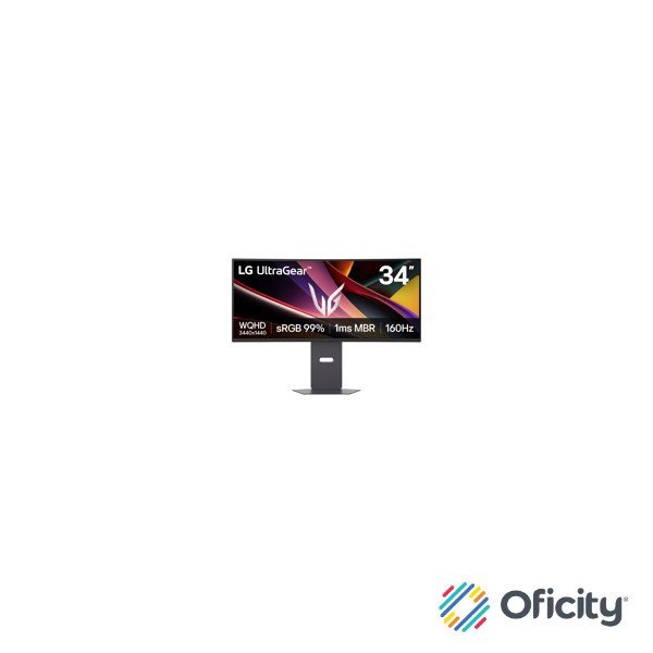 Monitor LG 34" UltraGear Curvo WQHD 3440x1440 Panel VA Antirreflejo 160Hz Negro