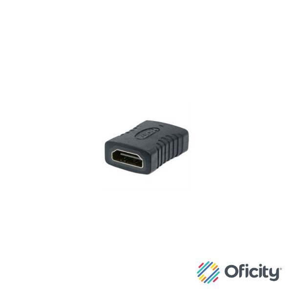 Cople Manhattan HDMI A H-H Conexión Recta Color Negro