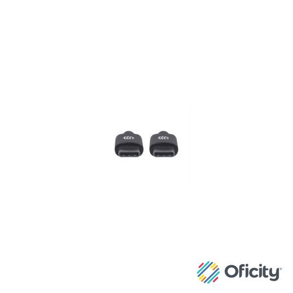 Cable Manhattan USB-C 2.0 Alta Velocidad 50cm Color Negro