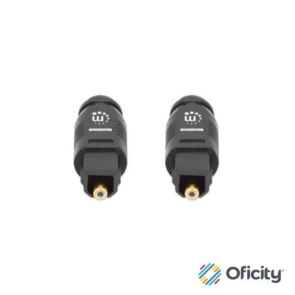 Cable Manhattan Audio Digital Óptico Toslink M-M 2m Color Negro