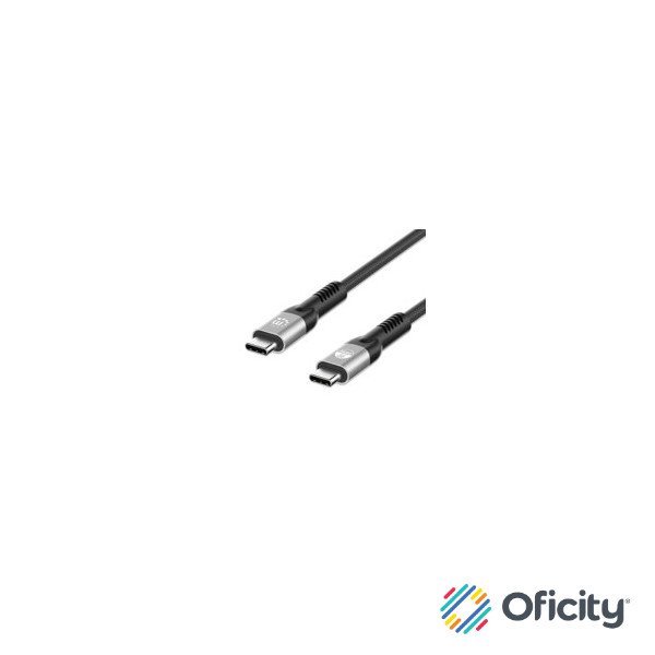 Cable Manhattan USB-C V4 Thunderbolt4 C-C 2.0M 8K 240W Negro
