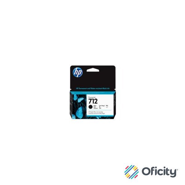 Tinta HP LF DesignJet 712 38ml Color Negro