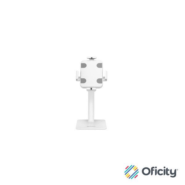 Soporte de Suelo Manhattan Antirrobo para Tablet/iPad 7.9" a 11" Color Blanco