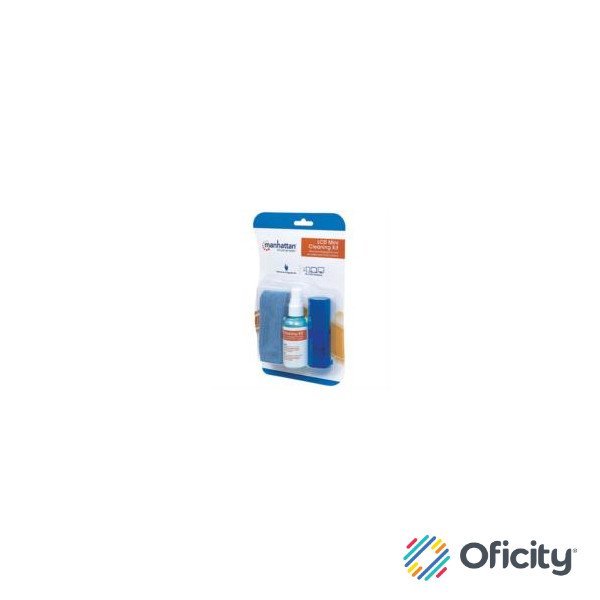 Kit Limpieza Manhattan para LCD Solución 60ml Paño y Brocha