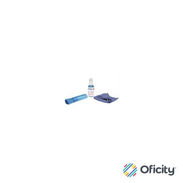 Kit Limpieza Manhattan para LCD Solución 60ml Paño y Brocha