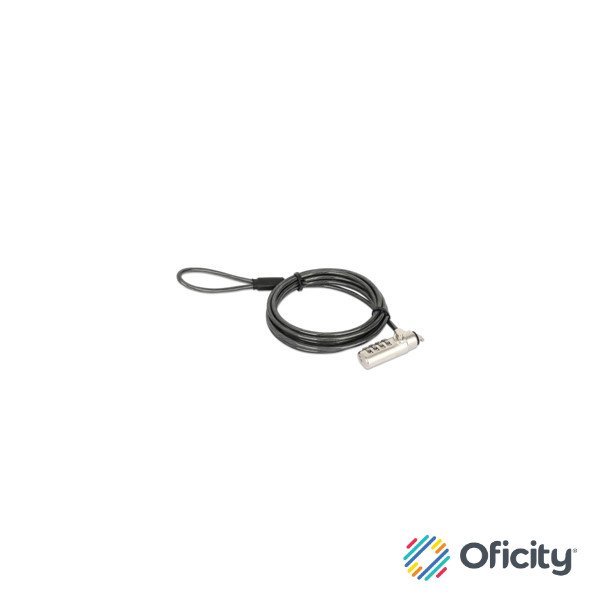 Candado Manhattan Laptop Nano combinacion 1.8mts gris