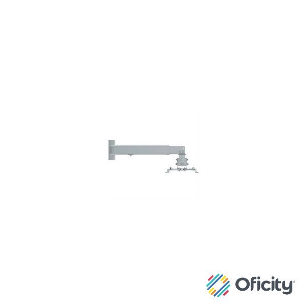 Soporte Proyector Manhattan 20 Kg Montaje Techo/Pared Movimiento Articulado Color Plata