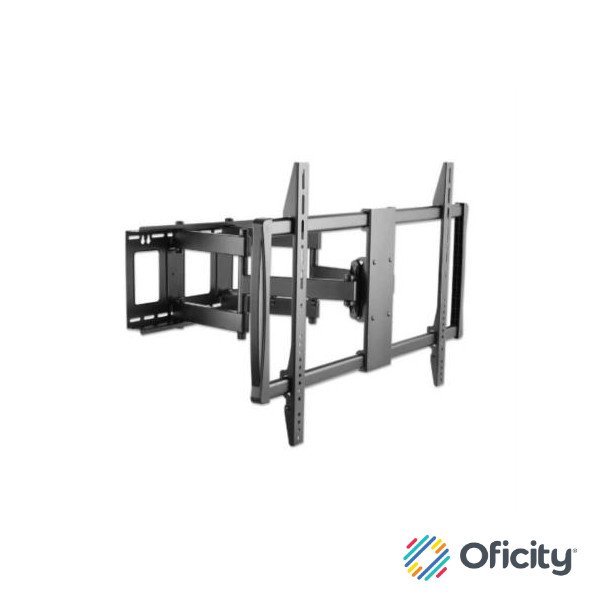 Soporte TV Manhattan Pared Movimiento Articulado Pantallas Curvas/Planas 60" a 100" Máximo 80 Kg