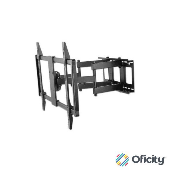 Soporte TV Manhattan Pared Movimiento Articulado Pantallas Curvas/Planas 60" a 100" Máximo 80 Kg
