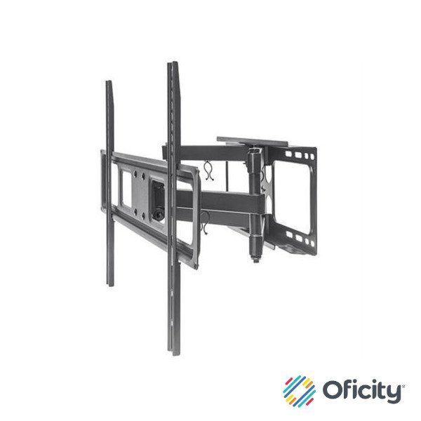 Soporte TV Manhattan Universal 37" a 70" 40 Kg Pared Movimiento Completo Curvas/Planas Color Negro