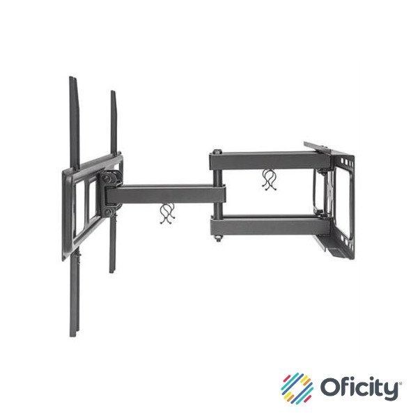 Soporte TV Manhattan Universal 37" a 70" 40 Kg Pared Movimiento Completo Curvas/Planas Color Negro