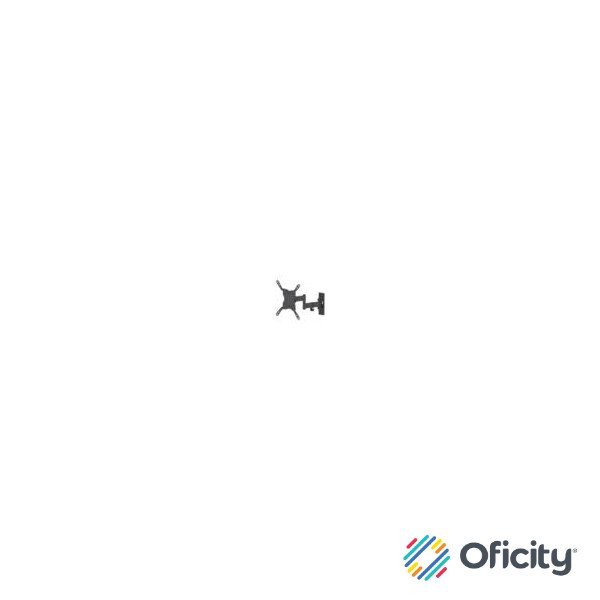 Soporte TV Manhattan 13" a 42" 20 Kg Pared Movimiento Articulado Color Negro
