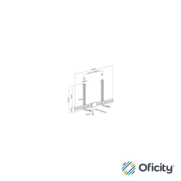 Soporte Manhattan Universal para Barra de Sonido