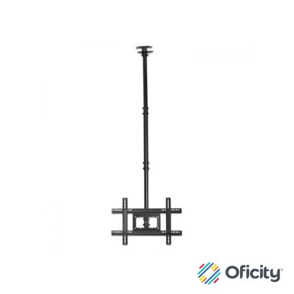 Soporte Manhattan para TV 37" a 80" con Movimiento y Ajuste de Altura para Techo